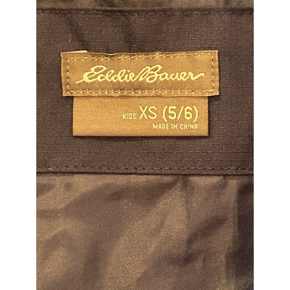 Eddie Bauer Boys XS 5/6 Hooded Jacket Windbreaker Lightweight